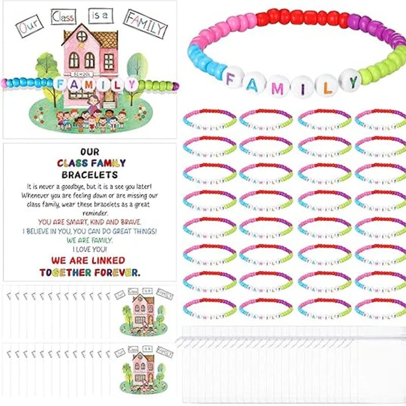 š„Last Day 50% OFF - āØšPack of 25 Welcome BeadBracelets - StrengthenClassroom Friendship & SpreadWarm Kindness!