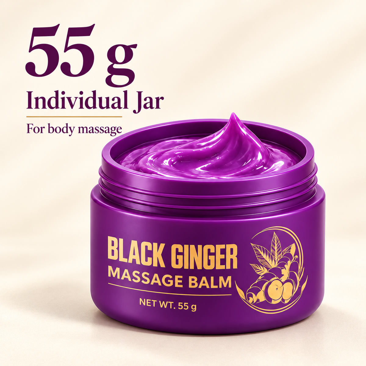 Black Ginger Massage Balm — 55 g