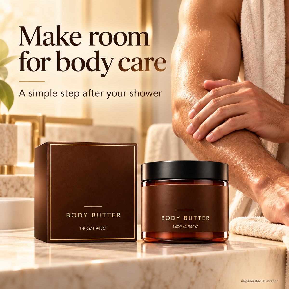 Moisturizing Body Butter, 140g