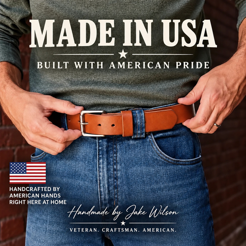 🔥 100% Handmade Full-Grain Buffalo Leather Belt – Built to Last(𝐉𝐚𝐤𝐞 𝐖𝐢𝐥𝐬𝐨𝐧 𝐇𝐚𝐧𝐝𝐦𝐚𝐝𝐞®)