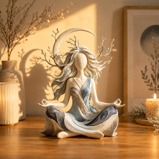 🔥LAST DAY 49% OFF- 🧘Serenity Growth | Inner Harmony Sculptural Figurine 🌙