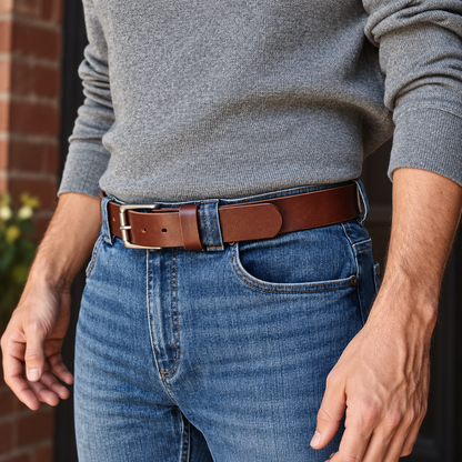 🔥 100% Handmade Full-Grain Buffalo Leather Belt – Built to Last(𝐉𝐚𝐤𝐞 𝐖𝐢𝐥𝐬𝐨𝐧 𝐇𝐚𝐧𝐝𝐦𝐚𝐝𝐞®)