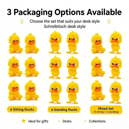 😠Angry Duck Desk Figurine – Add a cheeky touch to your workspace!🐥