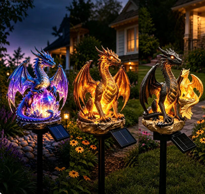 TODAY'S SPECIAL OFFER-50% OFF🔥 SOLAR DRAGON CRYSTAL GARDEN LIGHT