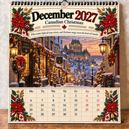 🇨🇦🍁 2027 Canada 160th Anniversary Commemorative Wall Calendar 🍁🇨🇦