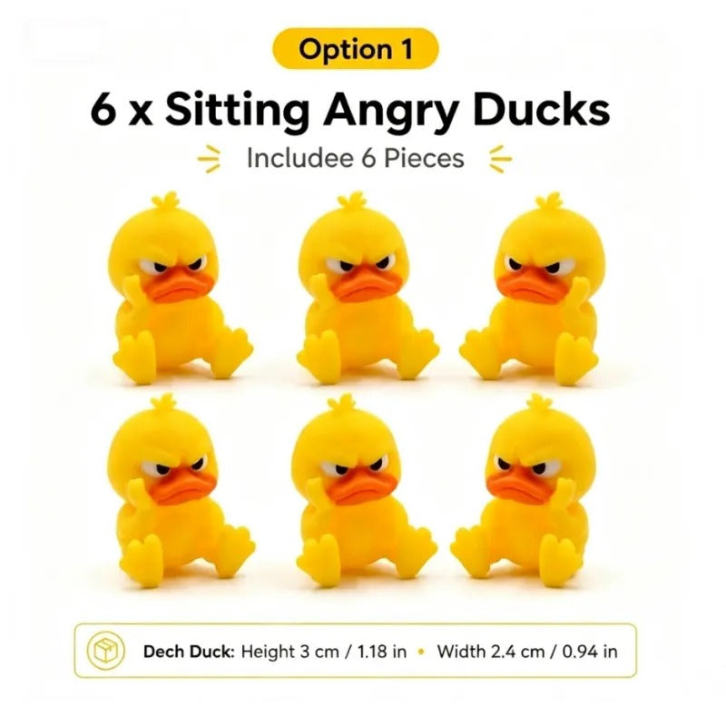 😠Angry Duck Desk Figurine – Add a cheeky touch to your workspace!🐥