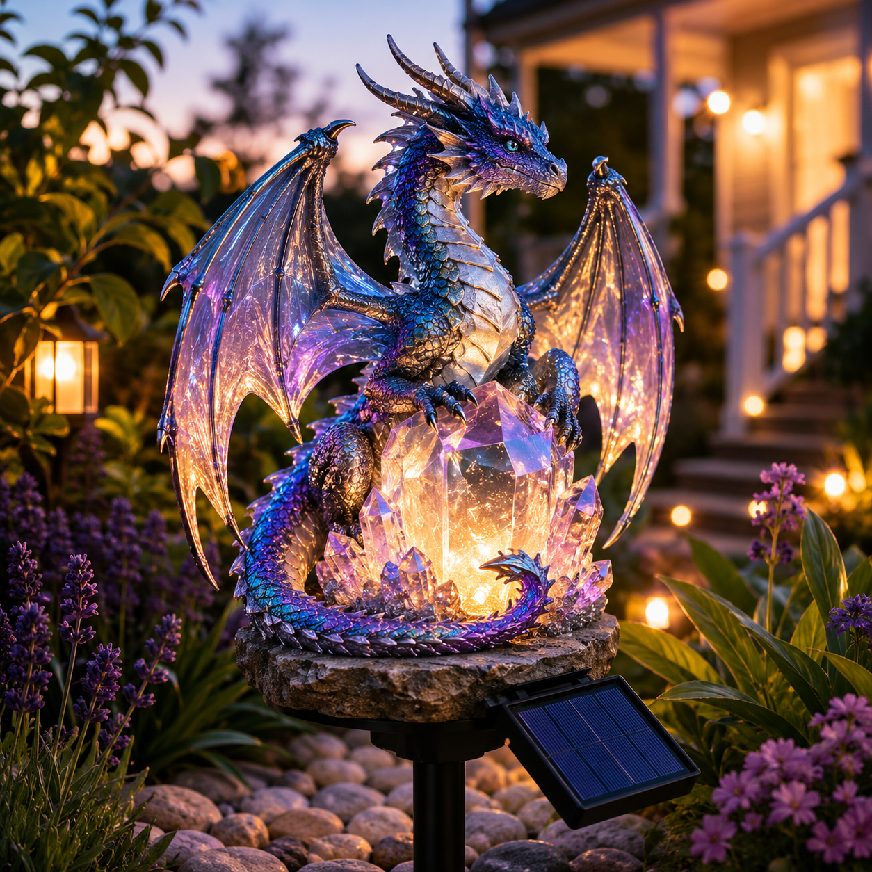TODAY'S SPECIAL OFFER-50% OFF🔥 SOLAR DRAGON CRYSTAL GARDEN LIGHT