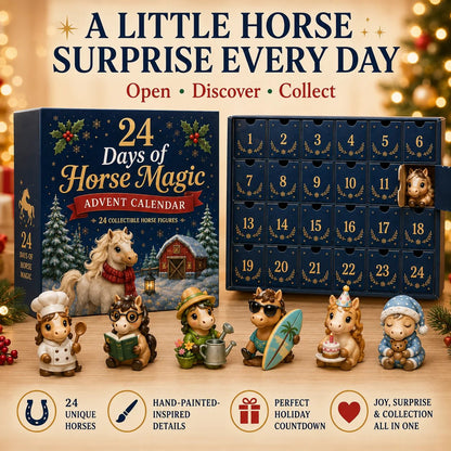 ⏰🐴 2026 Horse Advent Calendar – 24 Days of Horse Magic (📦Buy 2 Free Shipping)