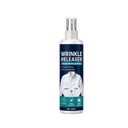 🔥 Instant Wrinkle Release Spray – No Iron Needed, 100ml Travel-Friendly Fabric Refresher