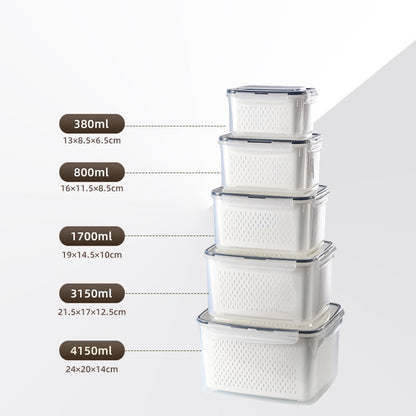 Food Storage Containers for Refrigerator Organization(3-6 PCS)