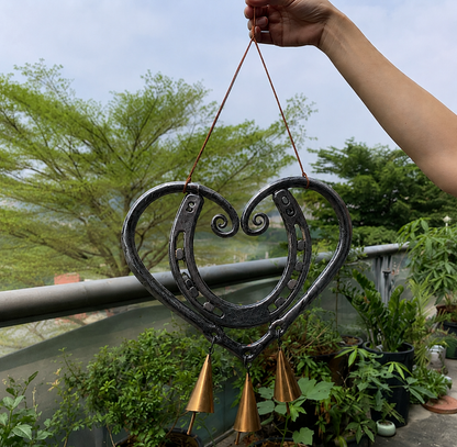 100% Handmade | The Horseshoe Heart Wind Chime❤