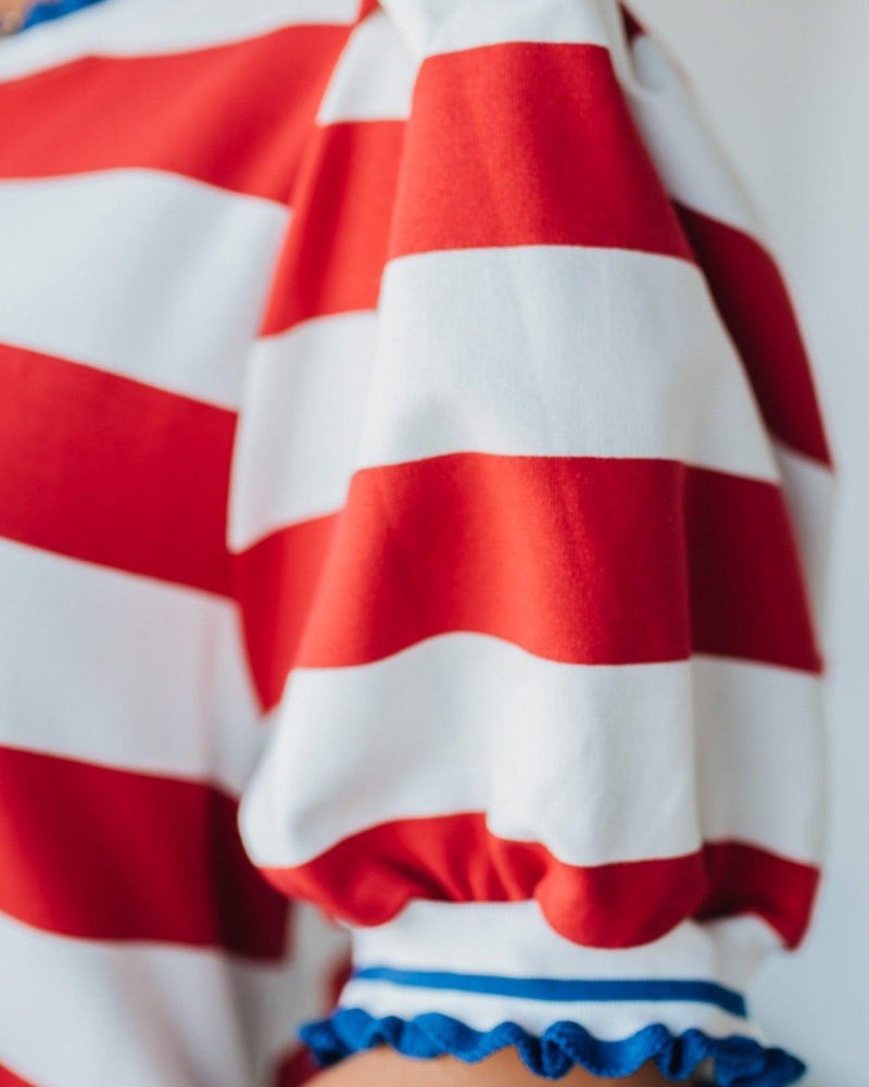 Women's Navy Colorblock Stripe Dress