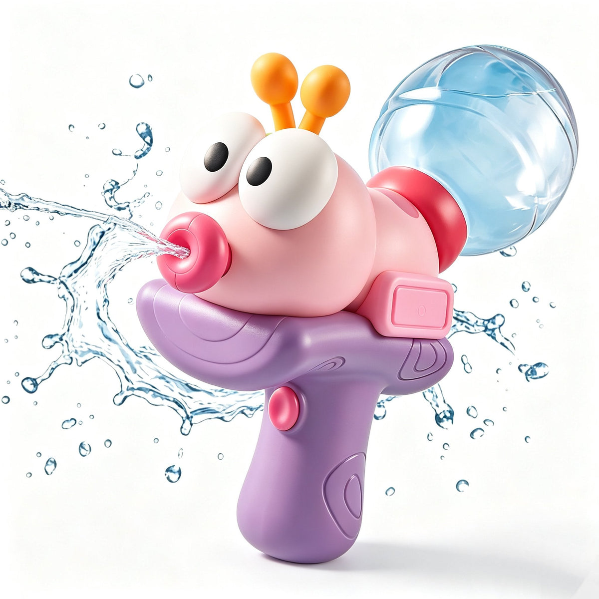🎉Cute boys and girls playing in the water with ant-shaped electric press water guns, beach water fights, pool fun, and children’s water guns for drifting