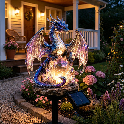 TODAY'S SPECIAL OFFER-50% OFF🔥 SOLAR DRAGON CRYSTAL GARDEN LIGHT