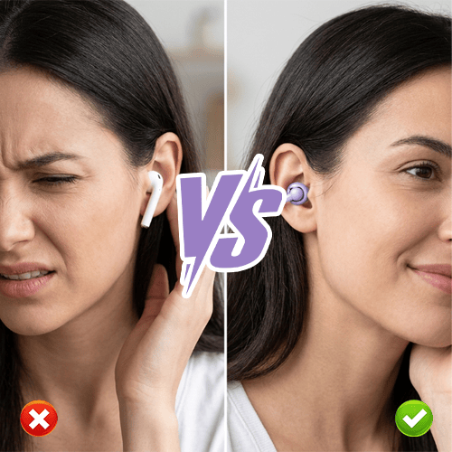 🎧 Open-Ear Bluetooth Headphones – Comfortable Fit, Wireless Sound & Optional AI Translation