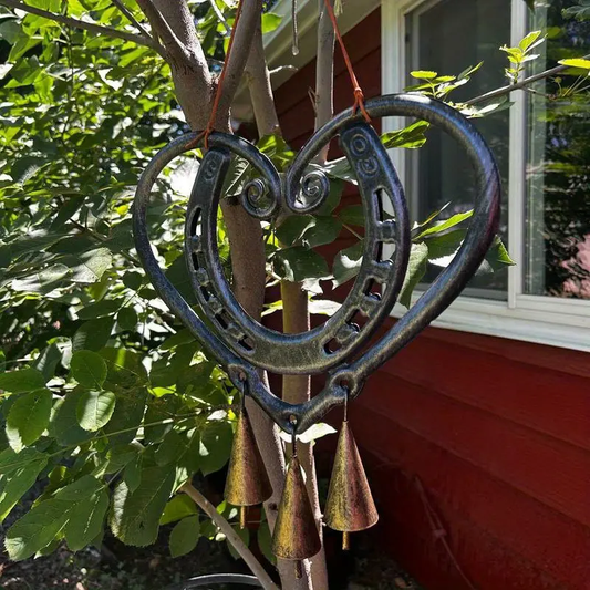 100% Handmade | The Horseshoe Heart Wind Chime❤