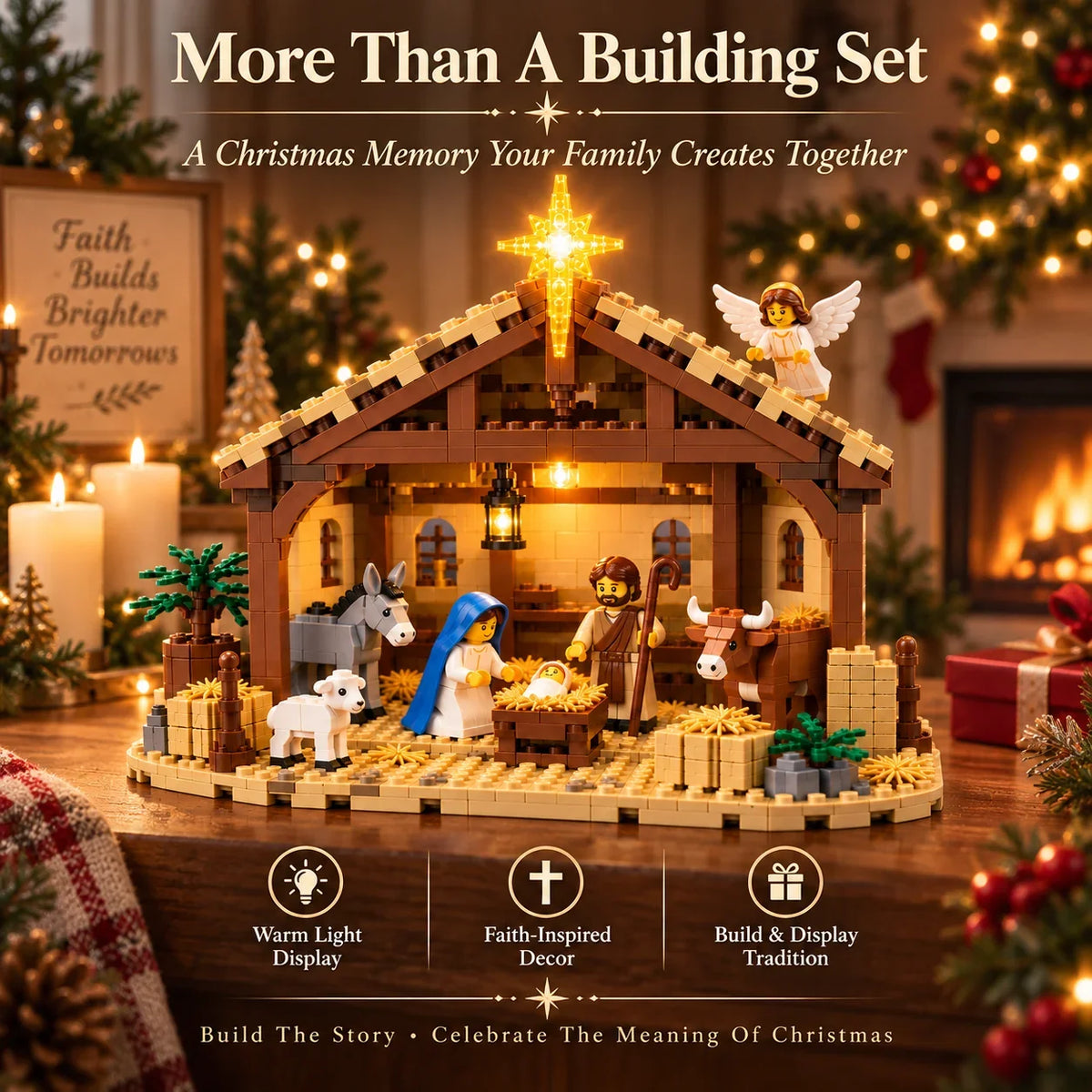 🔥Last Day 50% OFF🔥🌟The Nativity Story Building Block Set