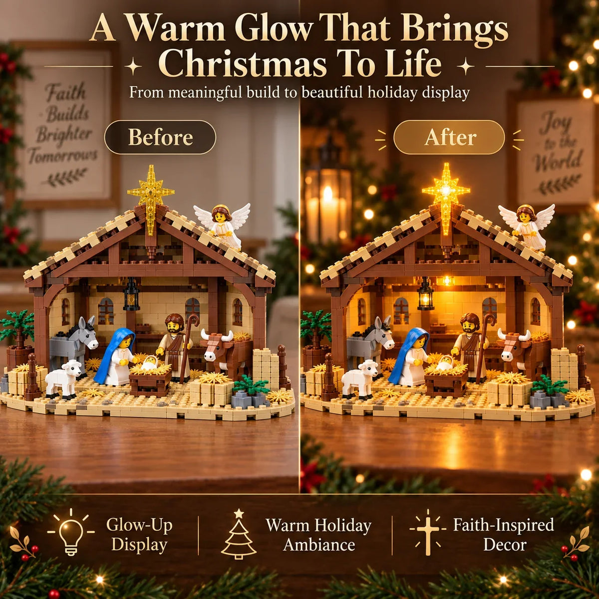 🔥Last Day 50% OFF🔥🌟The Nativity Story Building Block Set