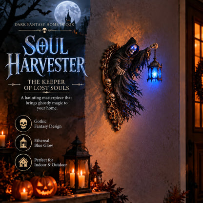 🎃 50 % Rabatt | Soul Harvester™ Wanddeko-Laterne im Grusel-Look 👻