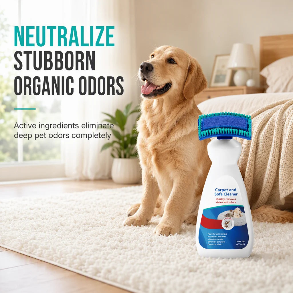 ✨ Waterless Fabric & Carpet Cleaner – Easy, No-Rinse Cleaning for Upholstery