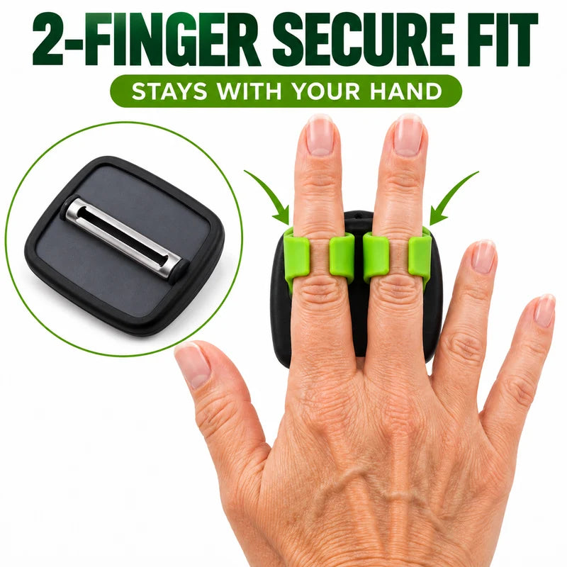 🥳2026 Hot Sale🥳💞50k+ Sold! 🧣❄️ 50% Off!ergonomic Two-finger Fruit And Vegetable Peeler
