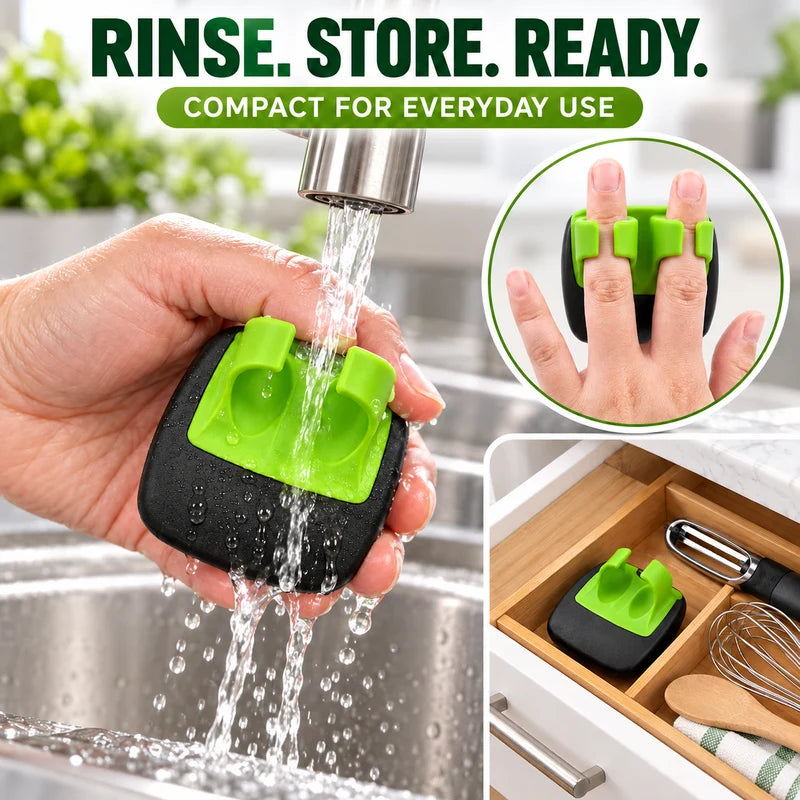 🥳2026 Hot Sale🥳💞50k+ Sold! 🧣❄️ 50% Off!ergonomic Two-finger Fruit And Vegetable Peeler