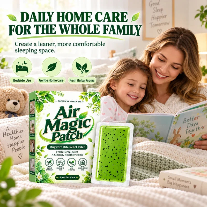 🌿 Mugwort Comfort Patches – 6-Piece Set, Long-Lasting Wear