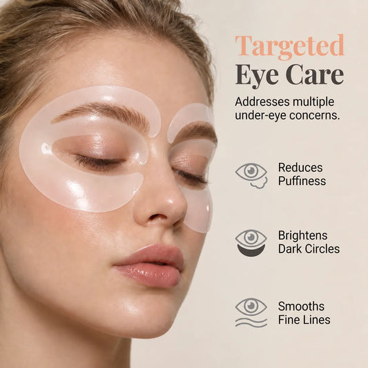 ✨ Organic Collagen Eye Masks – Hydrating Under-Eye Care for a Fresh, Radiant Look