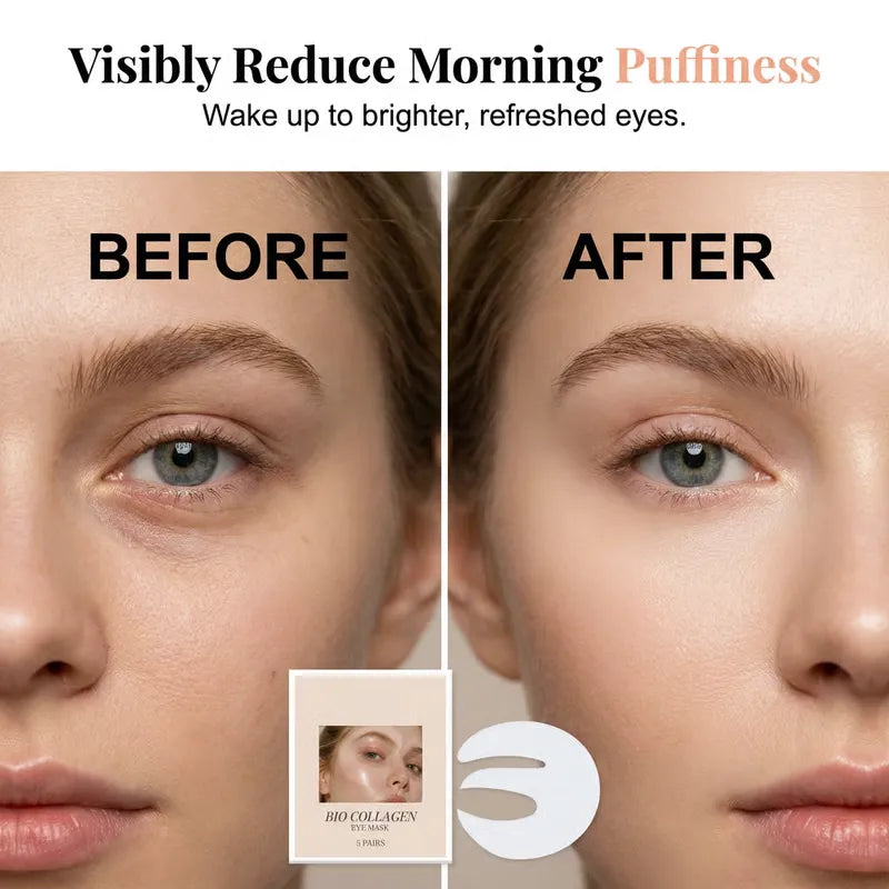 ✨ Organic Collagen Eye Masks – Hydrating Under-Eye Care for a Fresh, Radiant Look