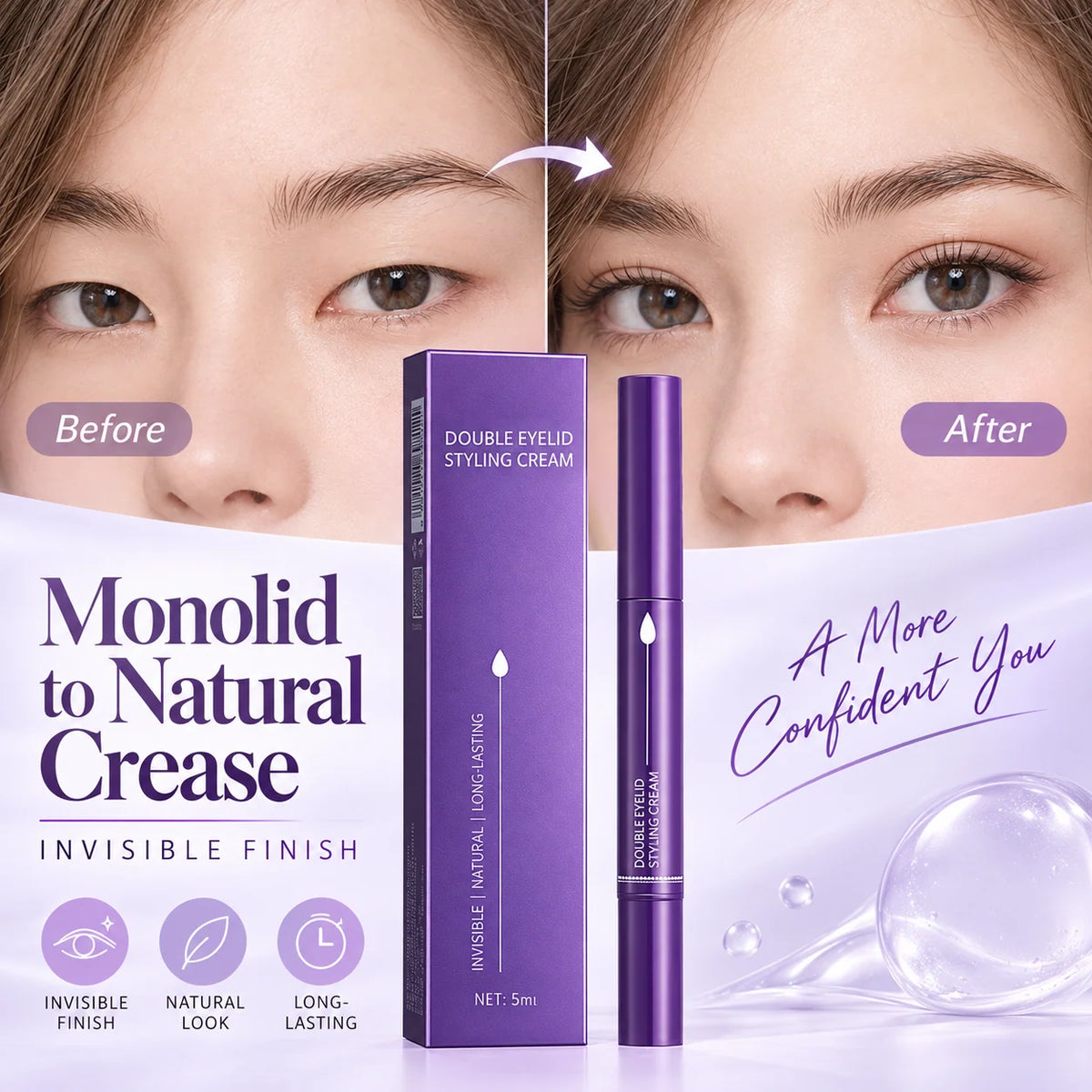 Invisible Double Eyelid Styling Cream Pen
