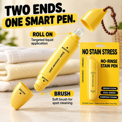 ✨ Dual-Head Stain Remover Pen – Portable, Waterless & Easy to Use