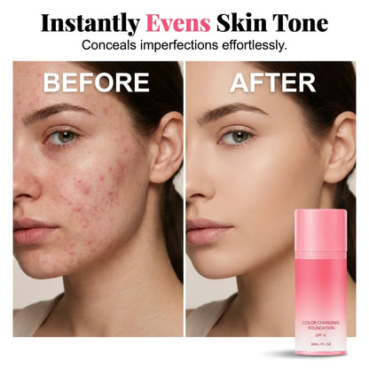 ✨ Color-Changing Foundation Balm – Natural Glow, Lightweight Coverage & Easy Blending