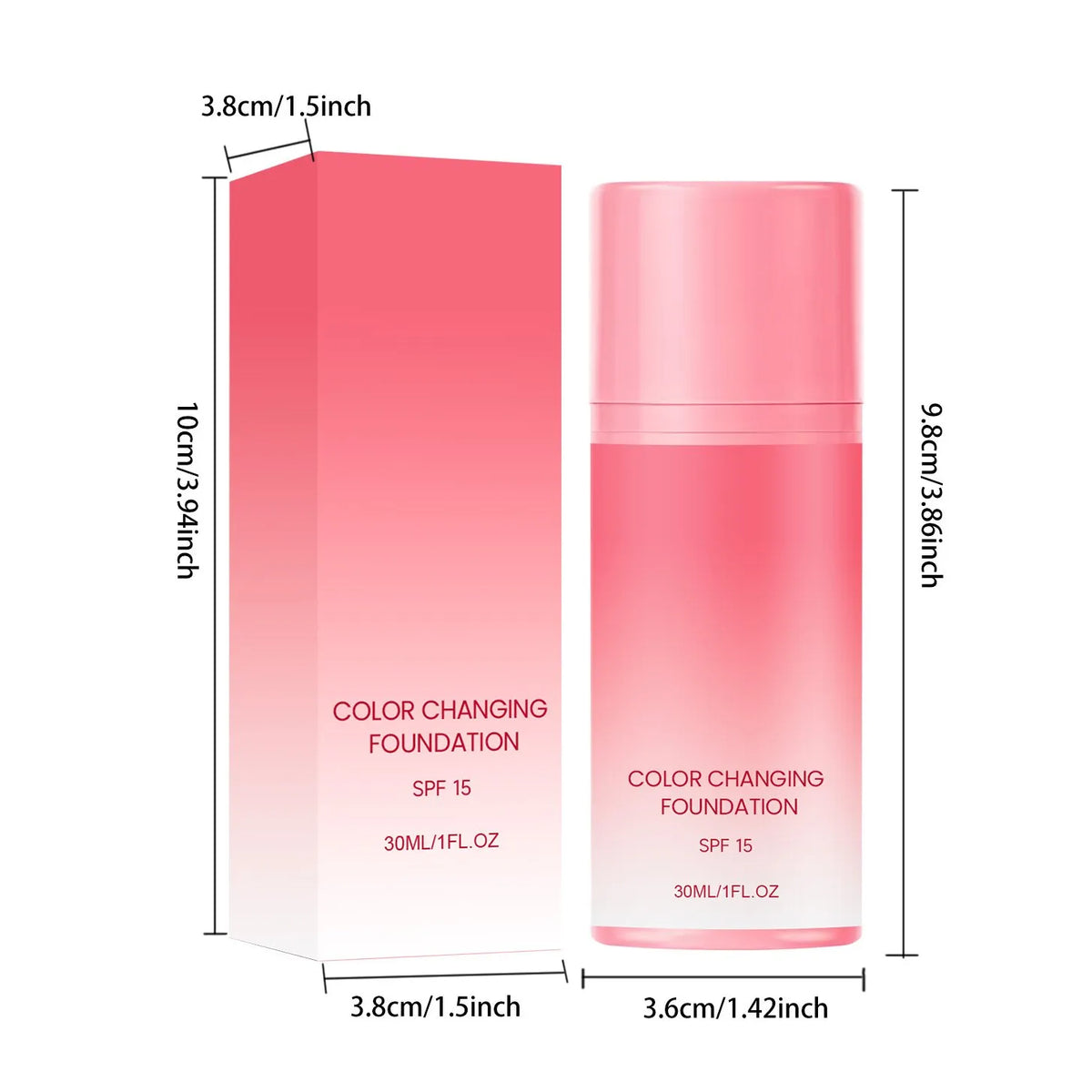 ✨ Color-Changing Foundation Balm – Natural Glow, Lightweight Coverage & Easy Blending