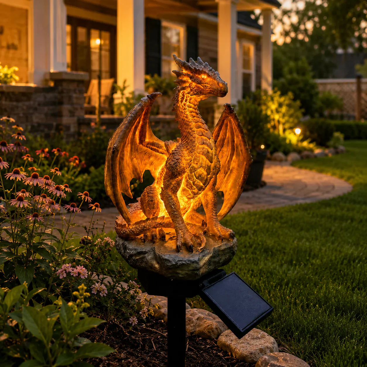 TODAY'S SPECIAL OFFER-50% OFF🔥 SOLAR DRAGON CRYSTAL GARDEN LIGHT