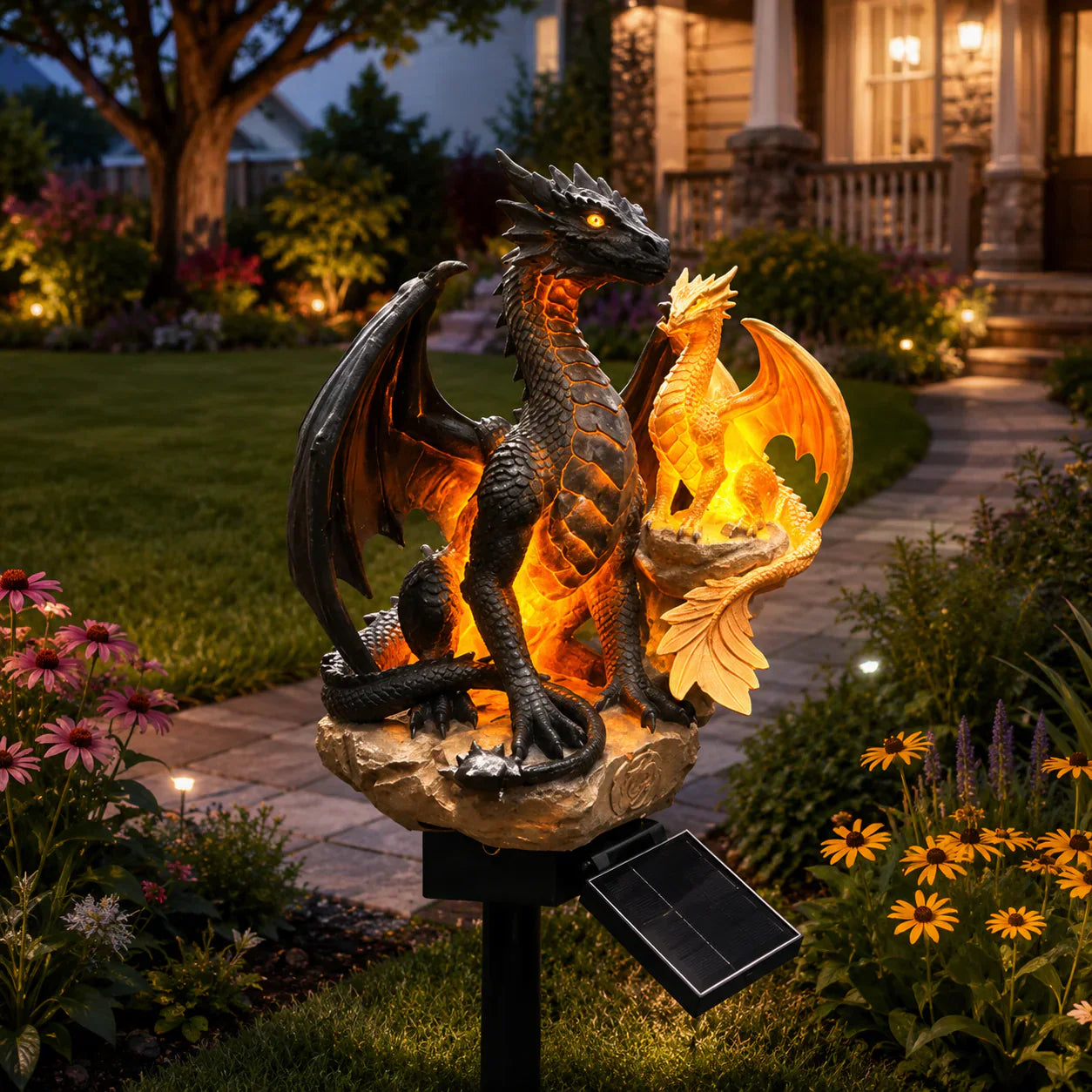TODAY'S SPECIAL OFFER-50% OFF🔥 SOLAR DRAGON CRYSTAL GARDEN LIGHT