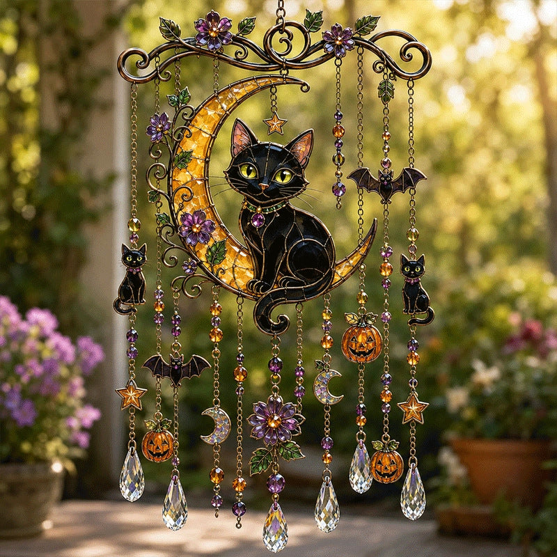 🎐Halloween-Themed Crystal Wind Chime