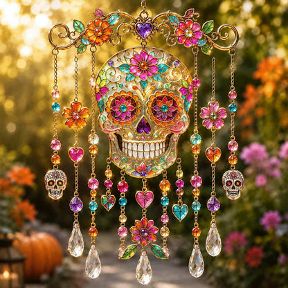🎐Halloween-Themed Crystal Wind Chime