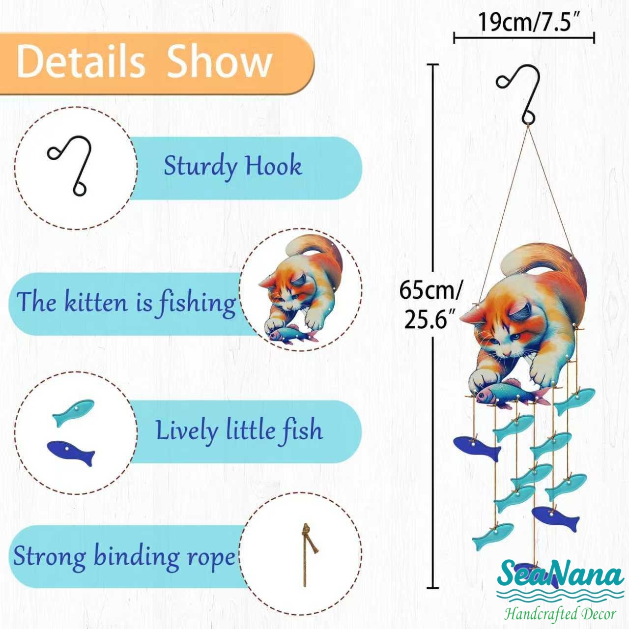 Serene Fisherman's Melody Wind Chime