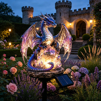 TODAY'S SPECIAL OFFER-50% OFF🔥 SOLAR DRAGON CRYSTAL GARDEN LIGHT