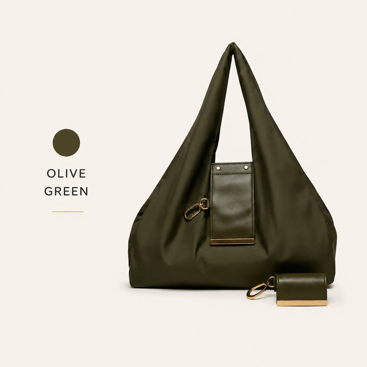 Varelli Charm Transformable Bag – Stylish Vegan Leather Tote & Keychain Charm