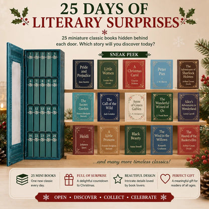 Last Day 50% OFF ✨💥 Mini Book Ornament Advent