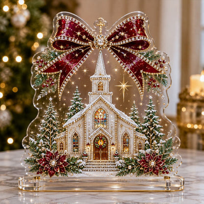 🔥Last Day 50% OFF - 🎄✝️Christmas Bow Crystal Diamond Painting DIY Table Decor Kit