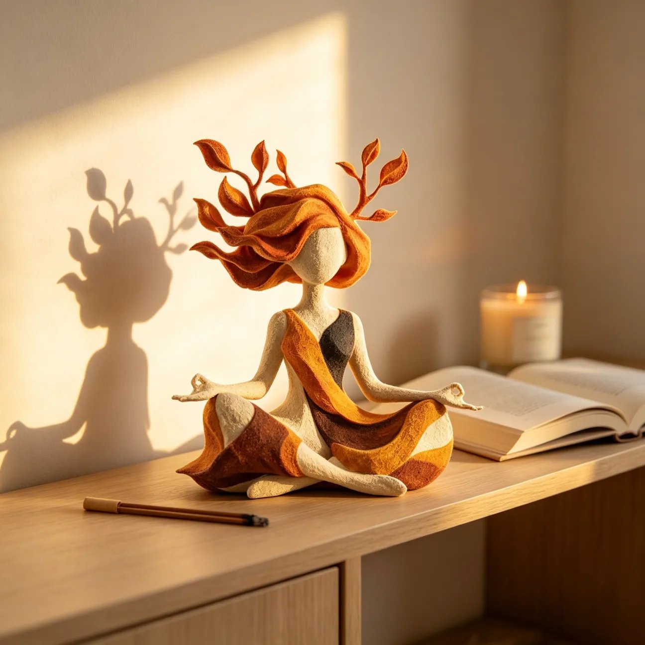 🔥LAST DAY 49% OFF- 🧘Serenity Growth | Inner Harmony Sculptural Figurine 🌙