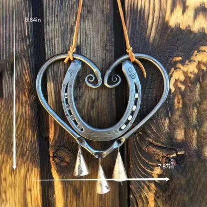 100% Handmade | The Horseshoe Heart Wind Chime❤