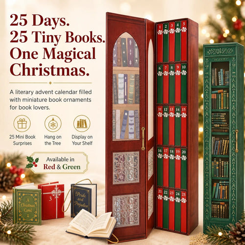 Last Day 50% OFF ✨💥 Mini Book Ornament Advent