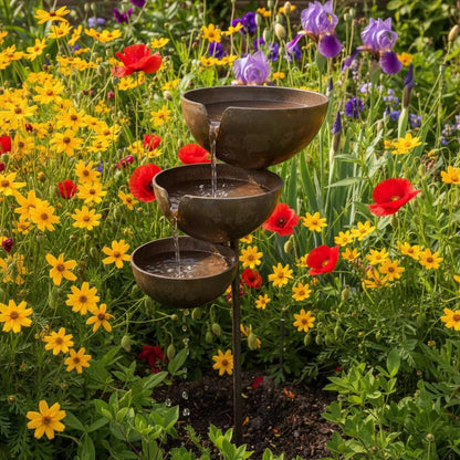 LAST DAY 70%OFF 🌧️ Rain Catcher Self-Filling Bird Bath 🐦 Weatherproof Outdoor Garden Bird Water Bowl