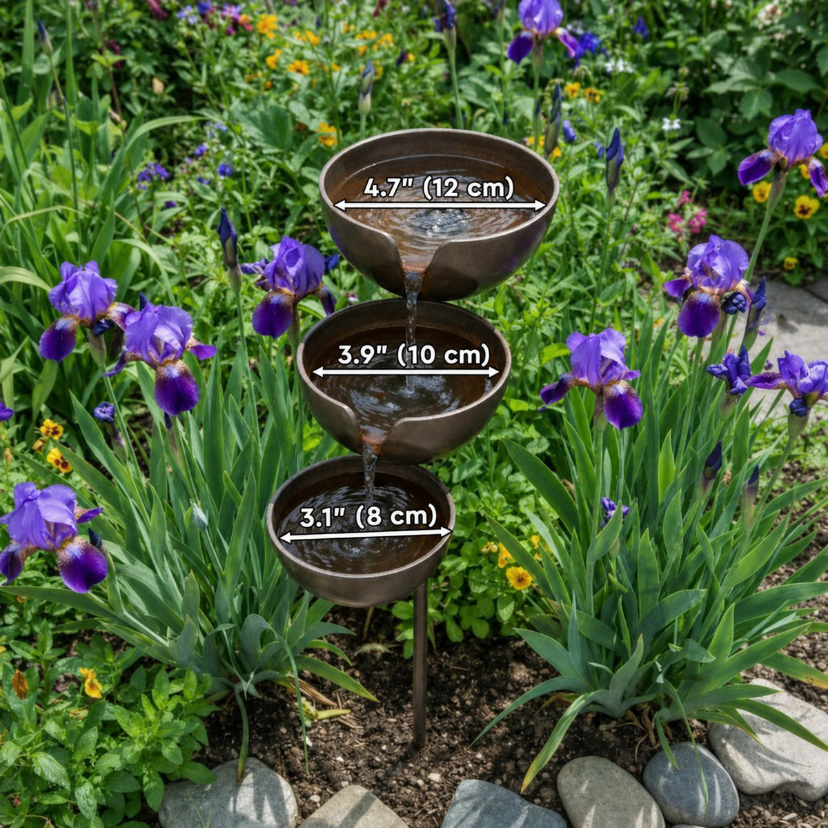 LAST DAY 70%OFF 🌧️ Rain Catcher Self-Filling Bird Bath 🐦 Weatherproof Outdoor Garden Bird Water Bowl