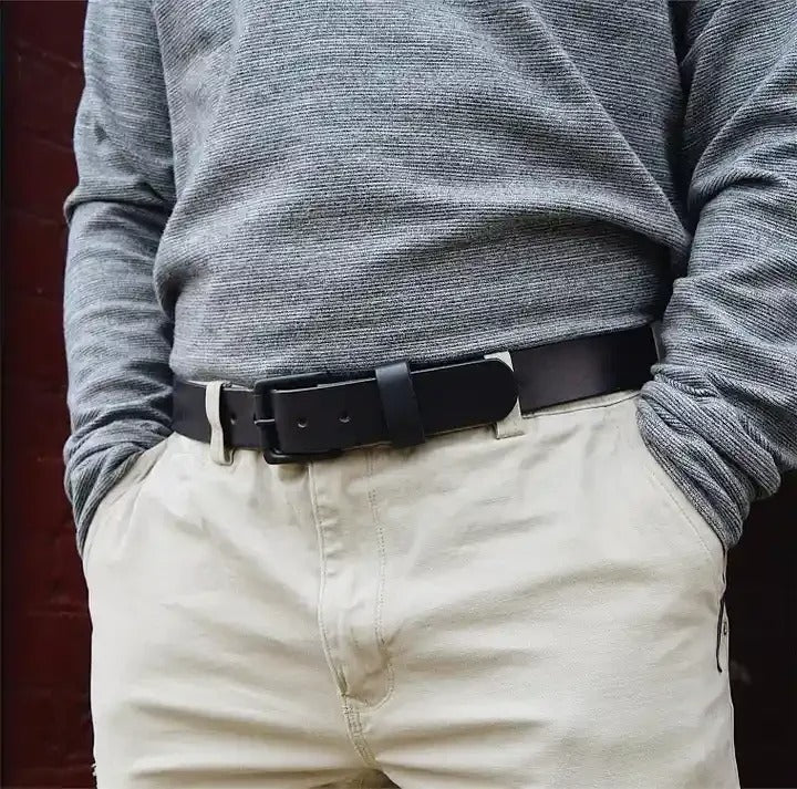 🔥 100% Handmade Full-Grain Buffalo Leather Belt – Built to Last(𝐉𝐚𝐤𝐞 𝐖𝐢𝐥𝐬𝐨𝐧 𝐇𝐚𝐧𝐝𝐦𝐚𝐝𝐞®)