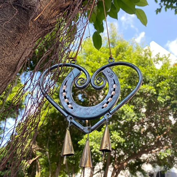 100% Handmade | The Horseshoe Heart Wind Chime❤