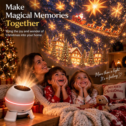 🔥LAST DAY 49% OFF -🎄 Magical Christmas Projection Night Light – Transform Any Room Into A Holiday Wonderland
